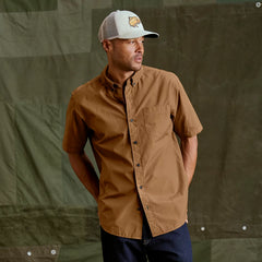 Garment-Dyed Poplin Short-Sleeve Shirt / Orvis