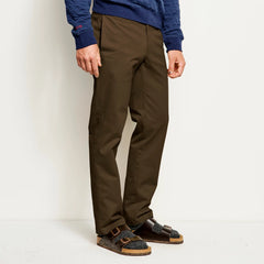 Ultimate Khakis Trim Fit Plain-Front Pants / Orvis