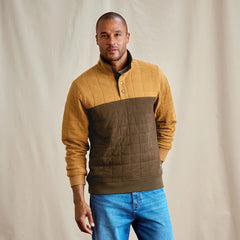 Men's Battenkill Colorblock Quilted 1/4-Snap Sweatshirt / Orvis
