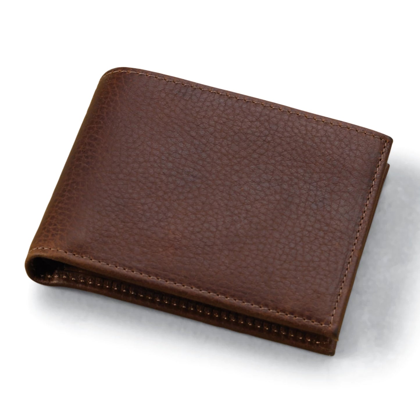 American Bison Thinfold Leather Wallet / Orvis