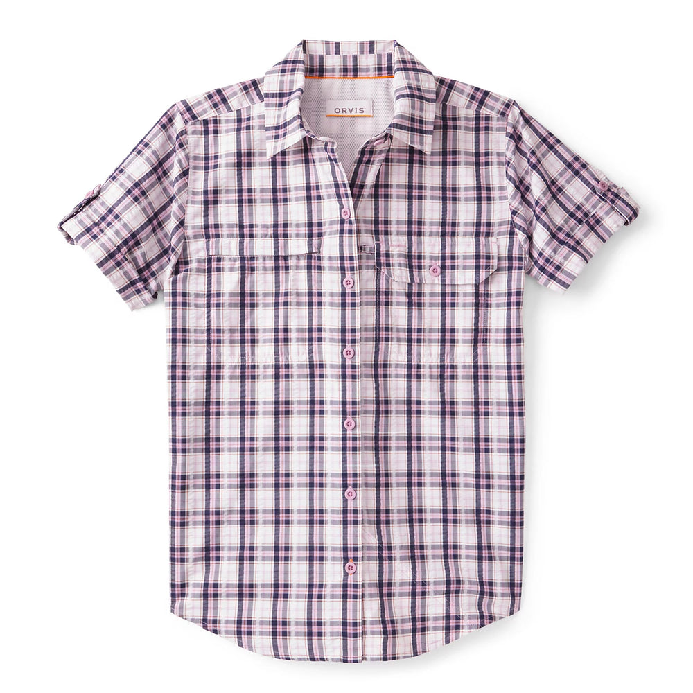 Women's Open Air Caster Plaid Short-Sleeve Shirt / Orvis
