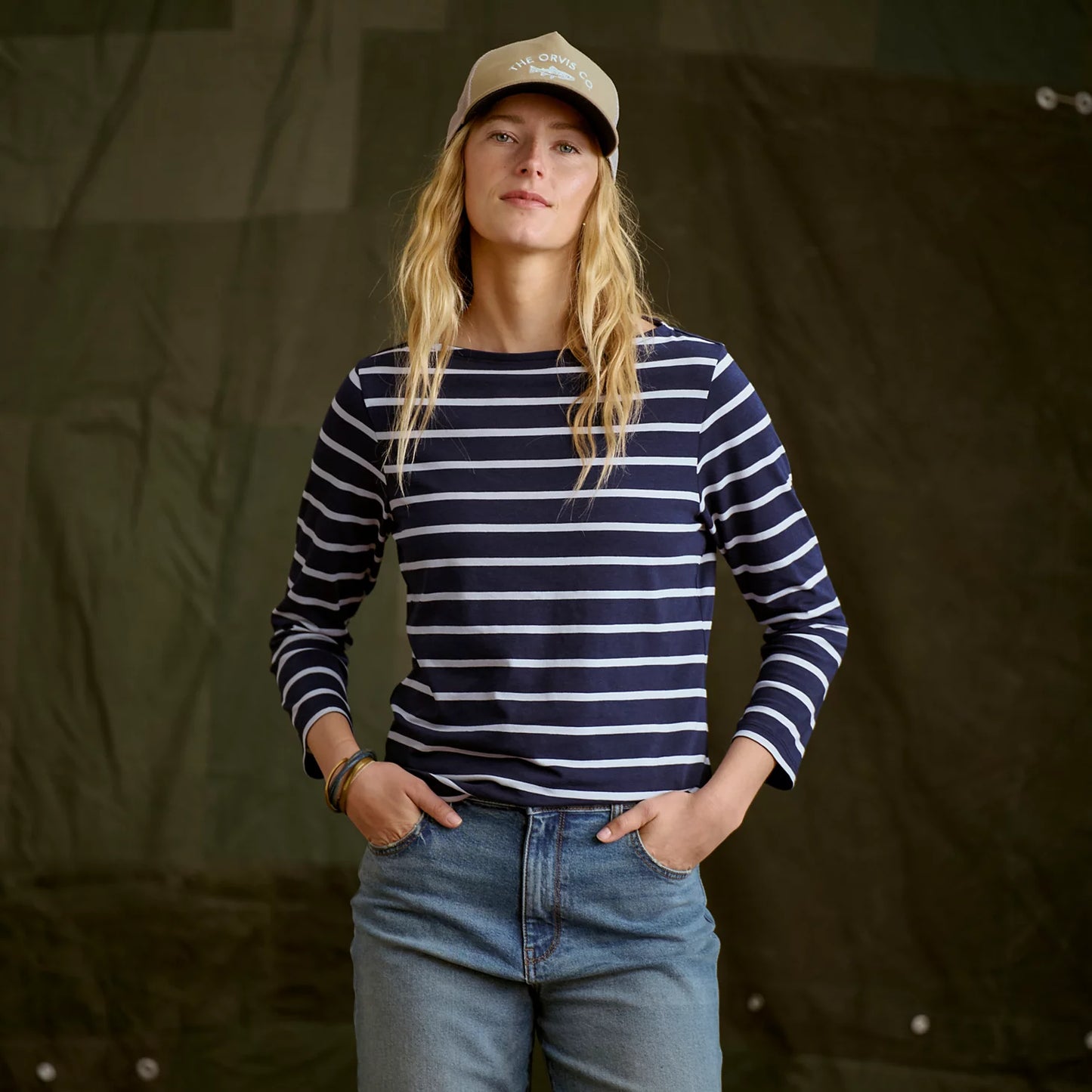 NAVY/WHITE STRIPE,XS