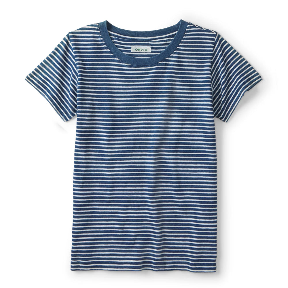 Women's Indigo Striped Short-Sleeve Tee / Orvis