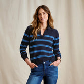 NAVY/BLUE JAY STRIPE,XS