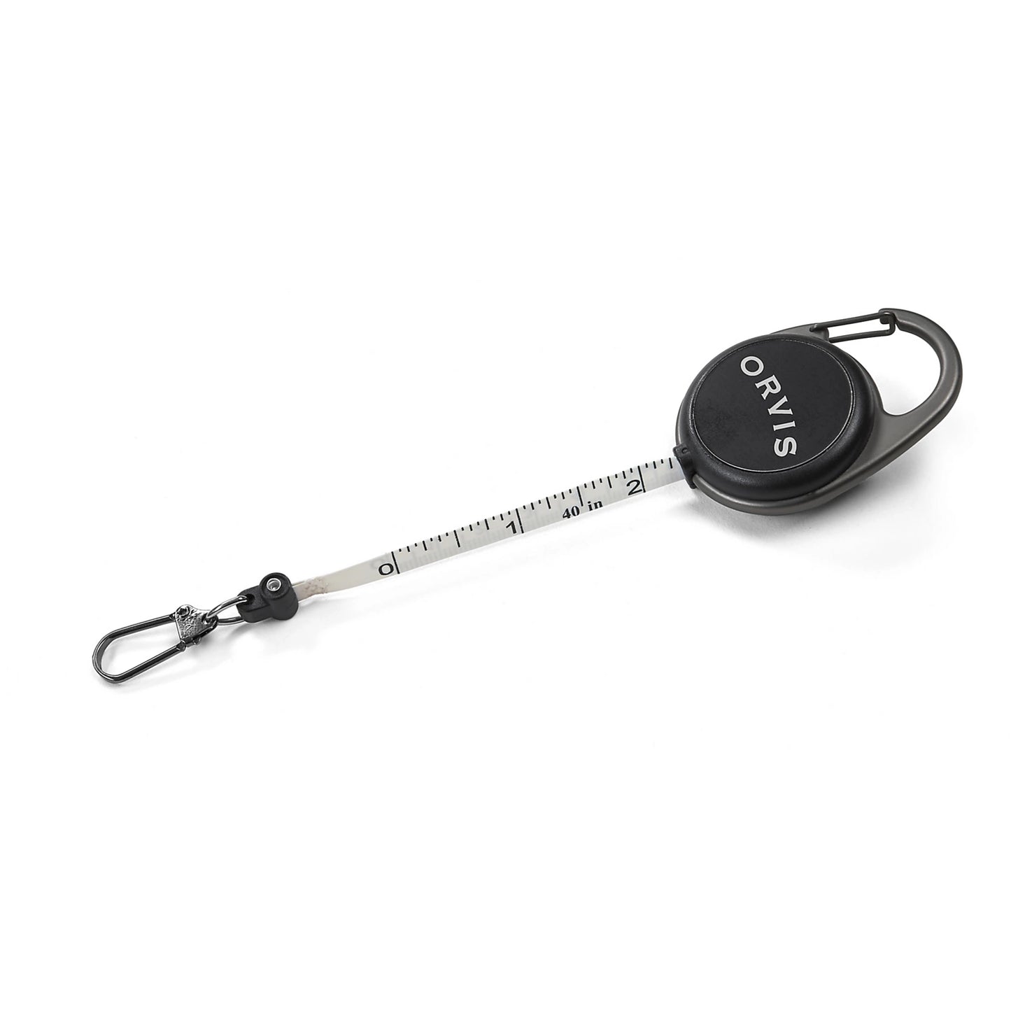 Black Nickel Carabiner Tape Measure Zinger Combo / Orvis