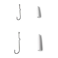 Popper Bodies with Hooks - Pencil Popper Bodies with Size 1 and 4 Hooks / Orvis