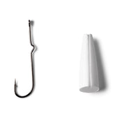 Popper Bodies with Hooks - Bass Popper Bodies with Size 4 and 8 Hooks / Orvis