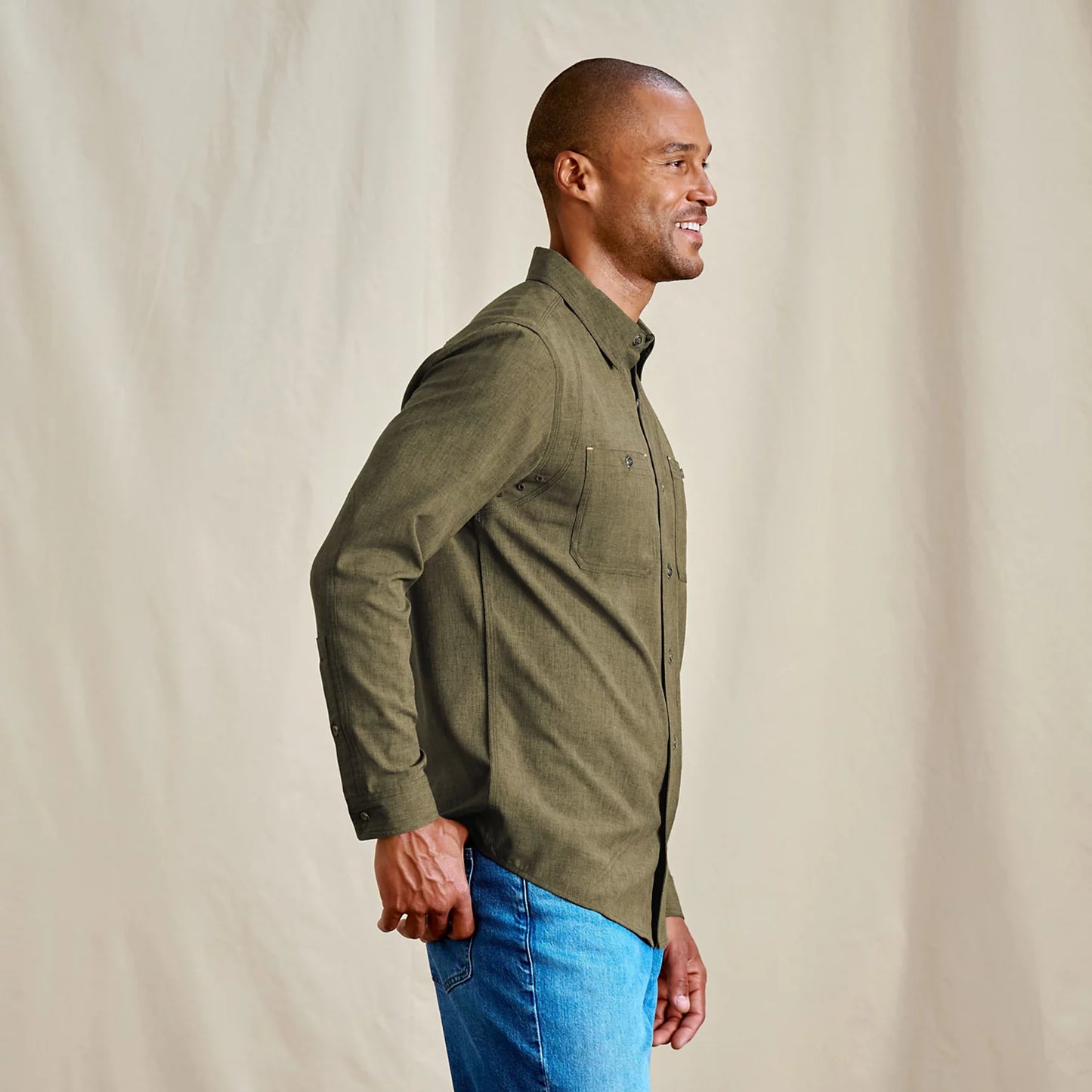 Men's Tech Chambray Long-Sleeve Work Shirt / Orvis