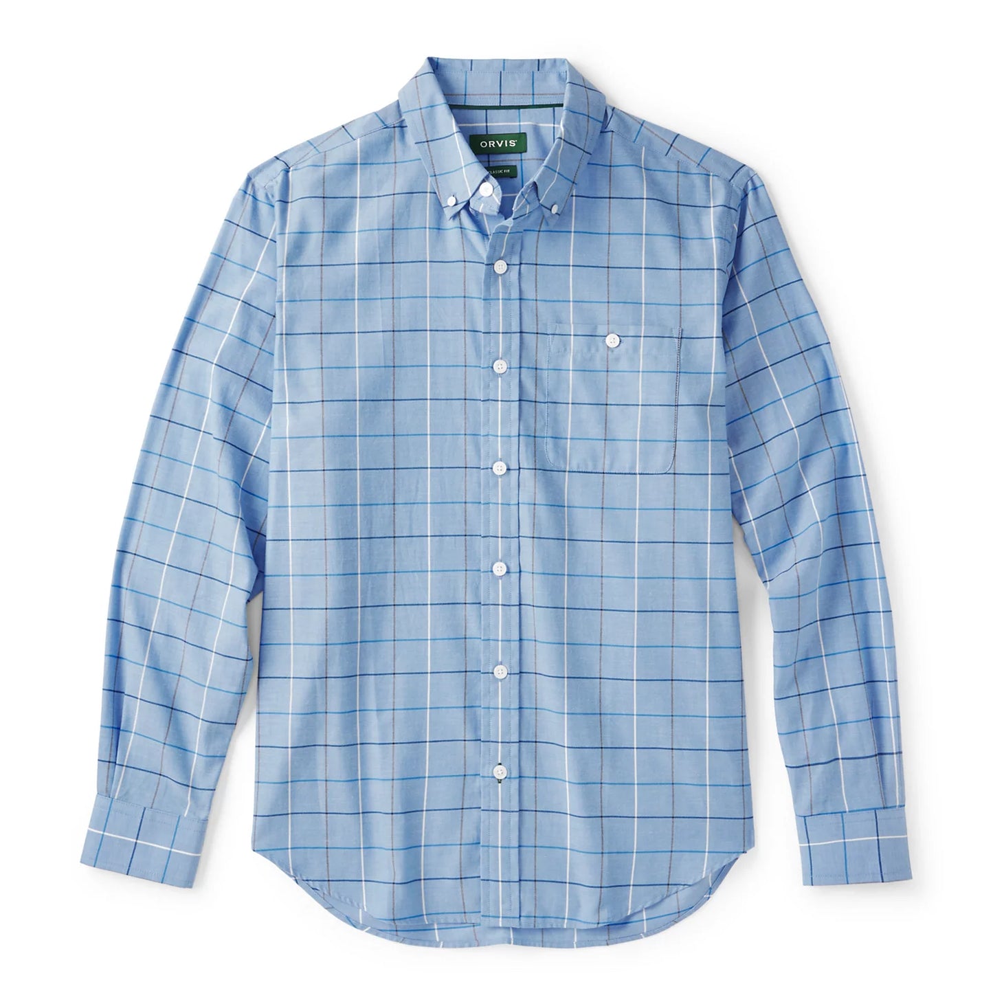 Country Twill Long-Sleeve Button-Down Shirt / Orvis