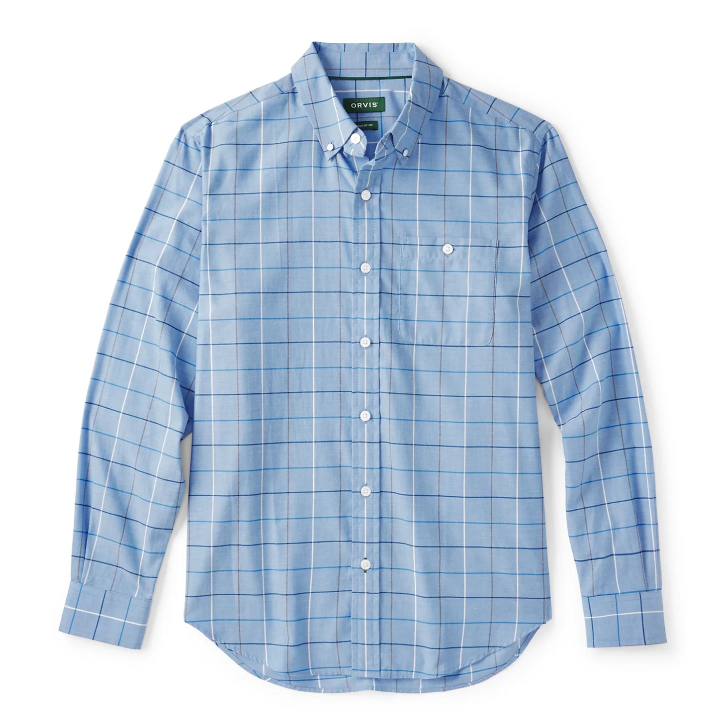 Country Twill Long-Sleeve Button-Down Shirt / Orvis