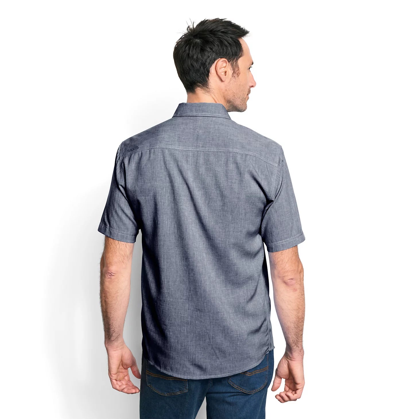 Men's Tech Chambray Short-Sleeve Work Shirt / Orvis