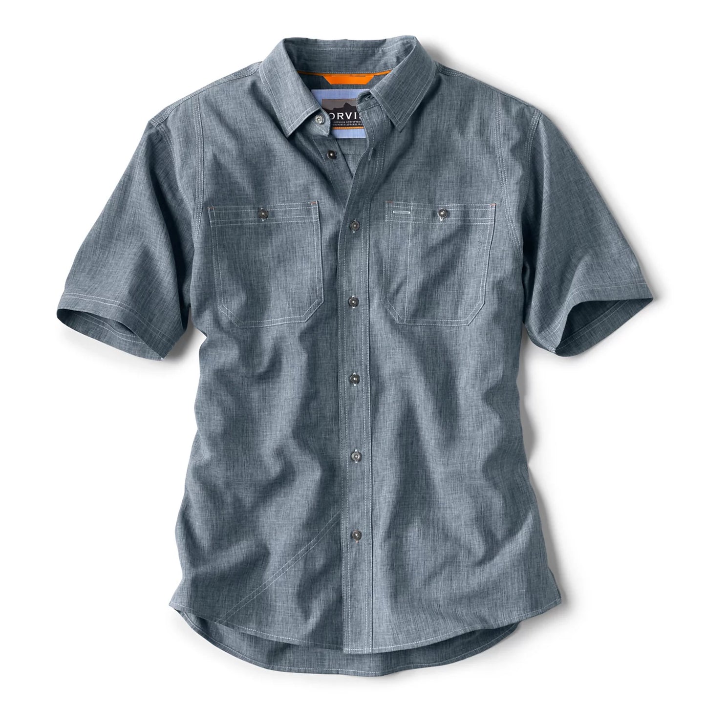 Men's Tech Chambray Short-Sleeve Work Shirt / Orvis