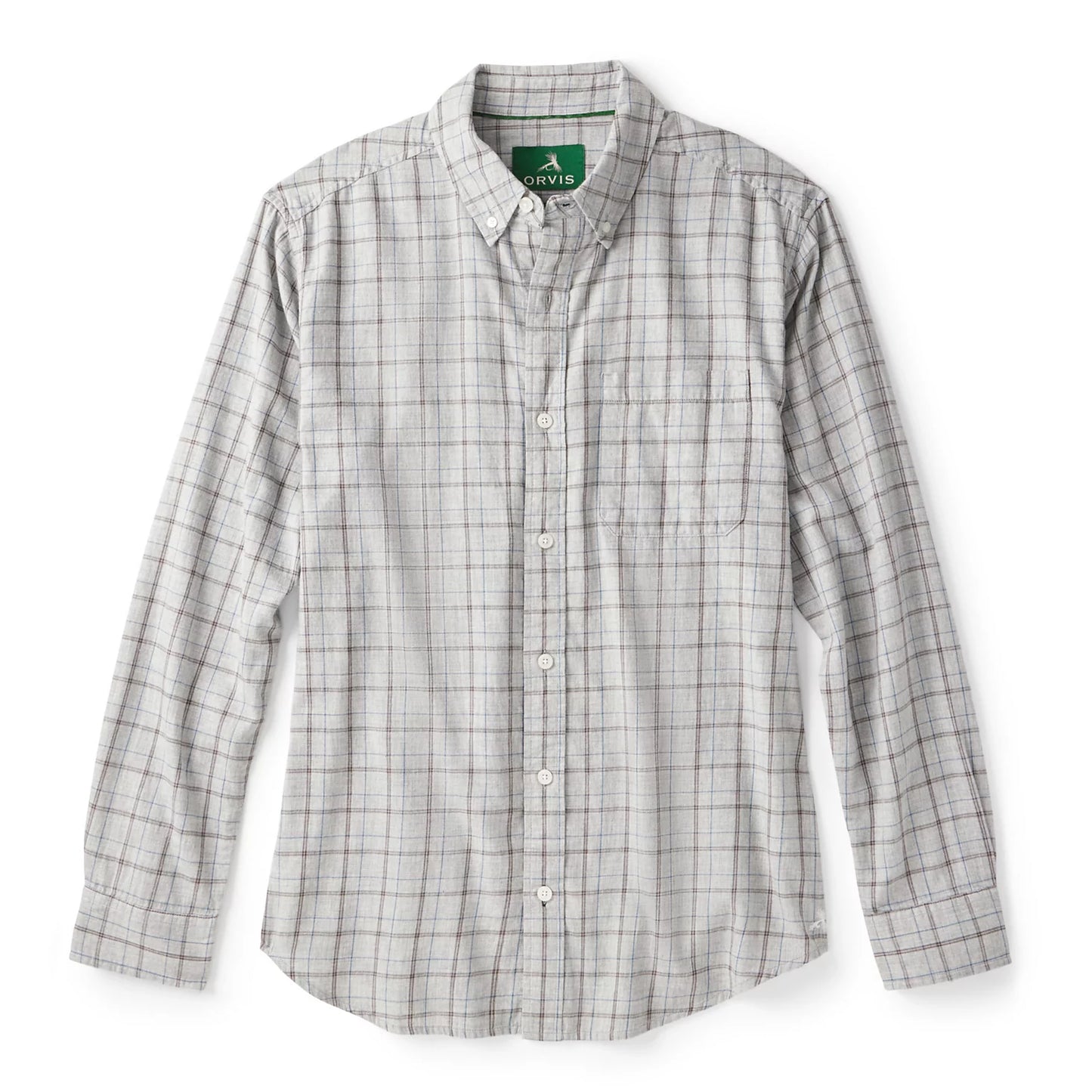 Men's Sunderland Brushed Twill Long-Sleeve Shirt / Orvis