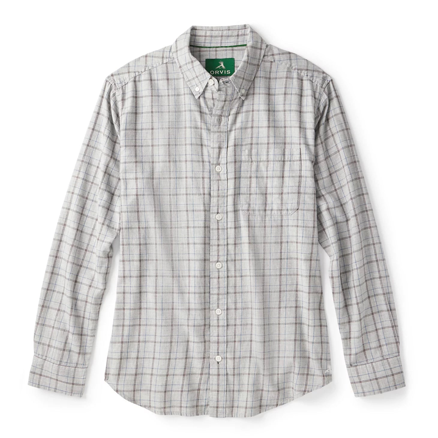 Men's Sunderland Brushed Twill Long-Sleeve Shirt / Orvis