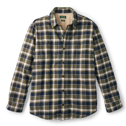Perfect Flannel Sherpa-Lined Long-Sleeved Shirt / Orvis