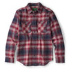 NAVY/CURRANT PLAID