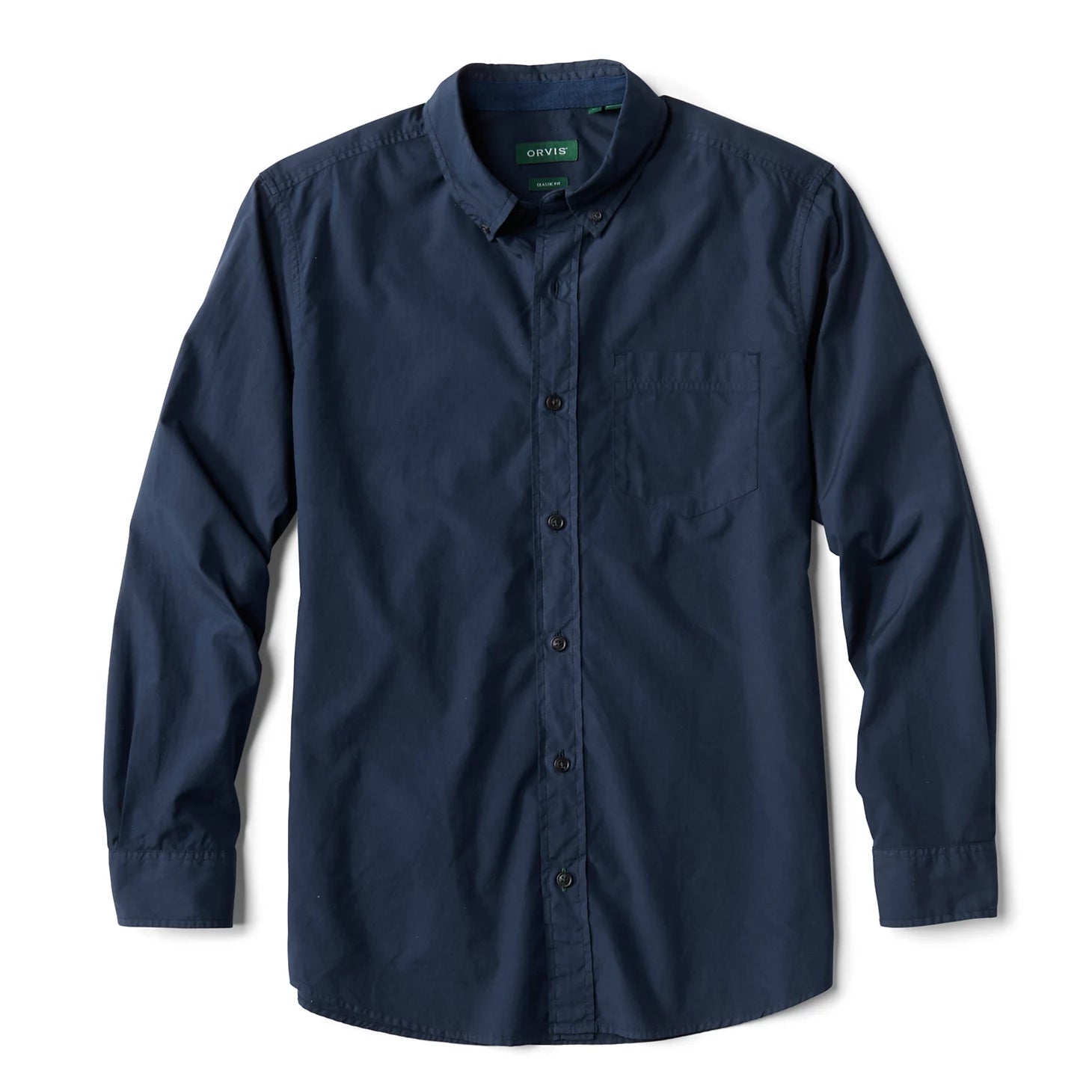 Garment-Dyed Poplin Long-Sleeve Shirt / Orvis