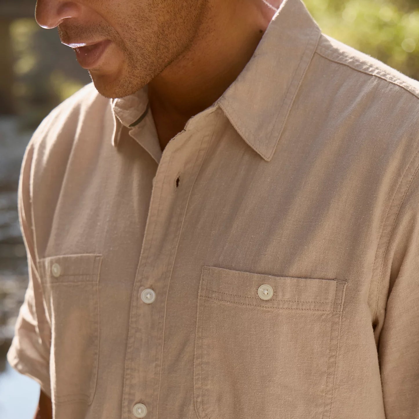 Hemp/TENCEL™ Short-Sleeve Shirt / Orvis