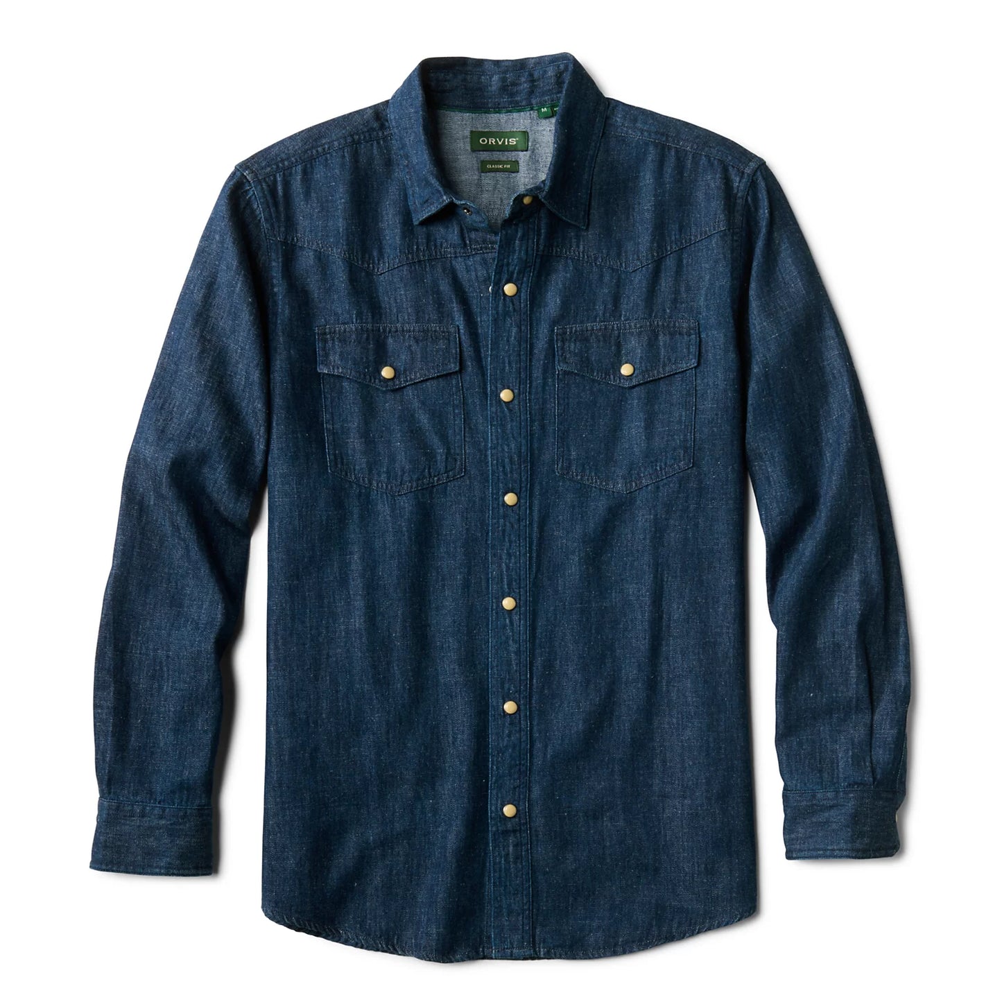 Denim Long-Sleeve Western Shirt / Orvis