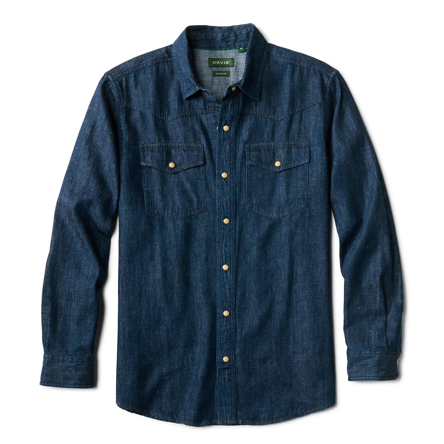 Denim Long-Sleeve Western Shirt / Orvis