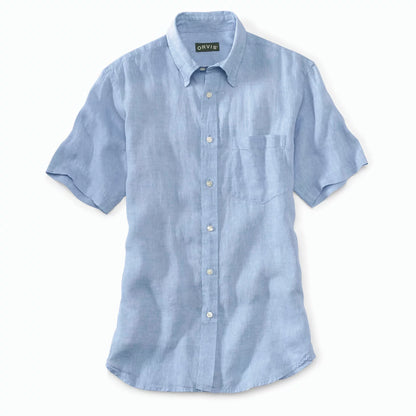 Pure Linen Short-Sleeve Shirt / Orvis