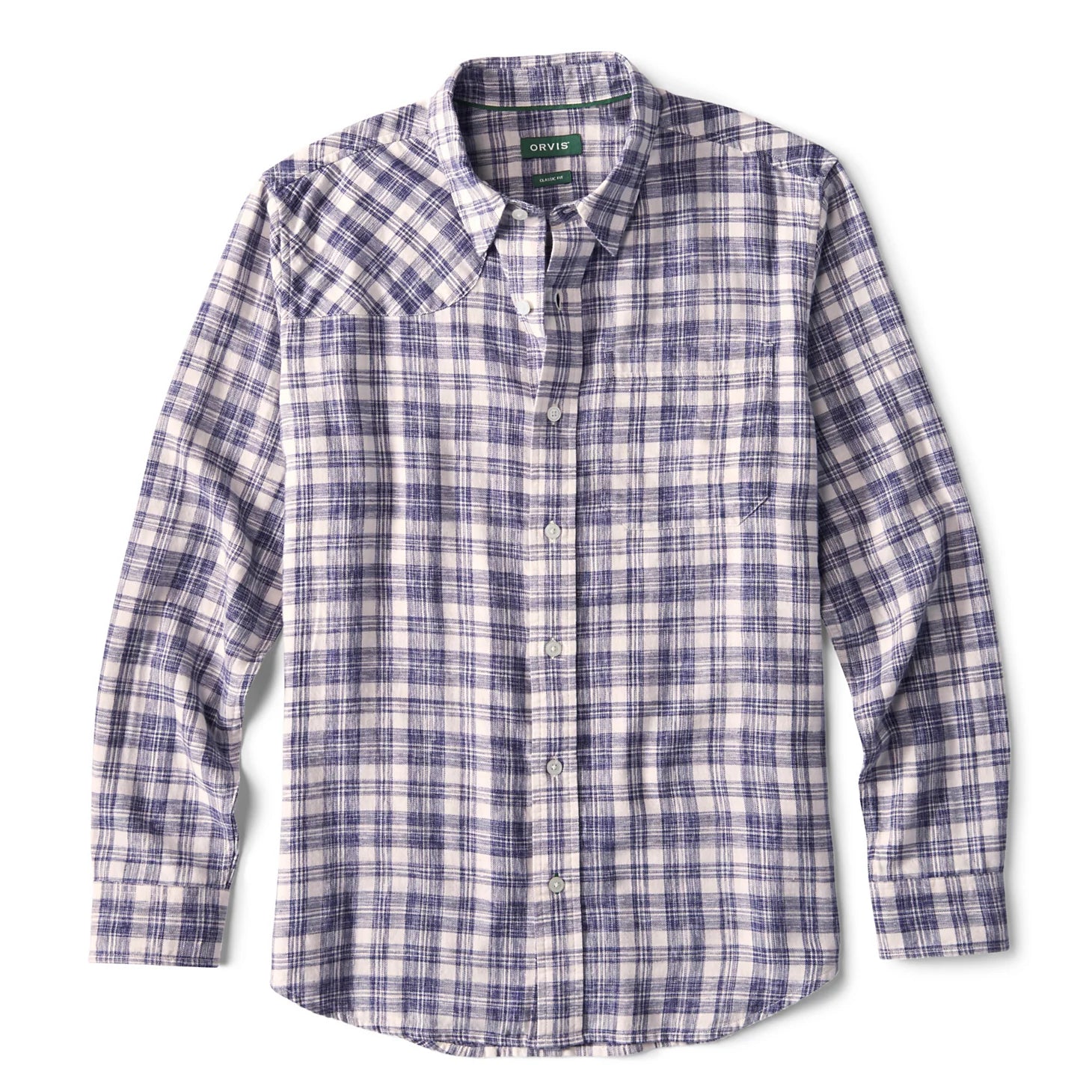 Space-Dyed Plaid Long-Sleeve Shirt / Orvis
