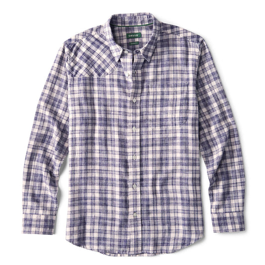 Space-Dyed Plaid Long-Sleeve Shirt / Orvis