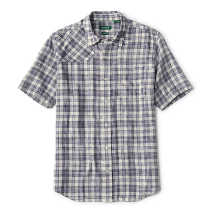 Space-Dyed Plaid Short-Sleeve Shirt / Orvis
