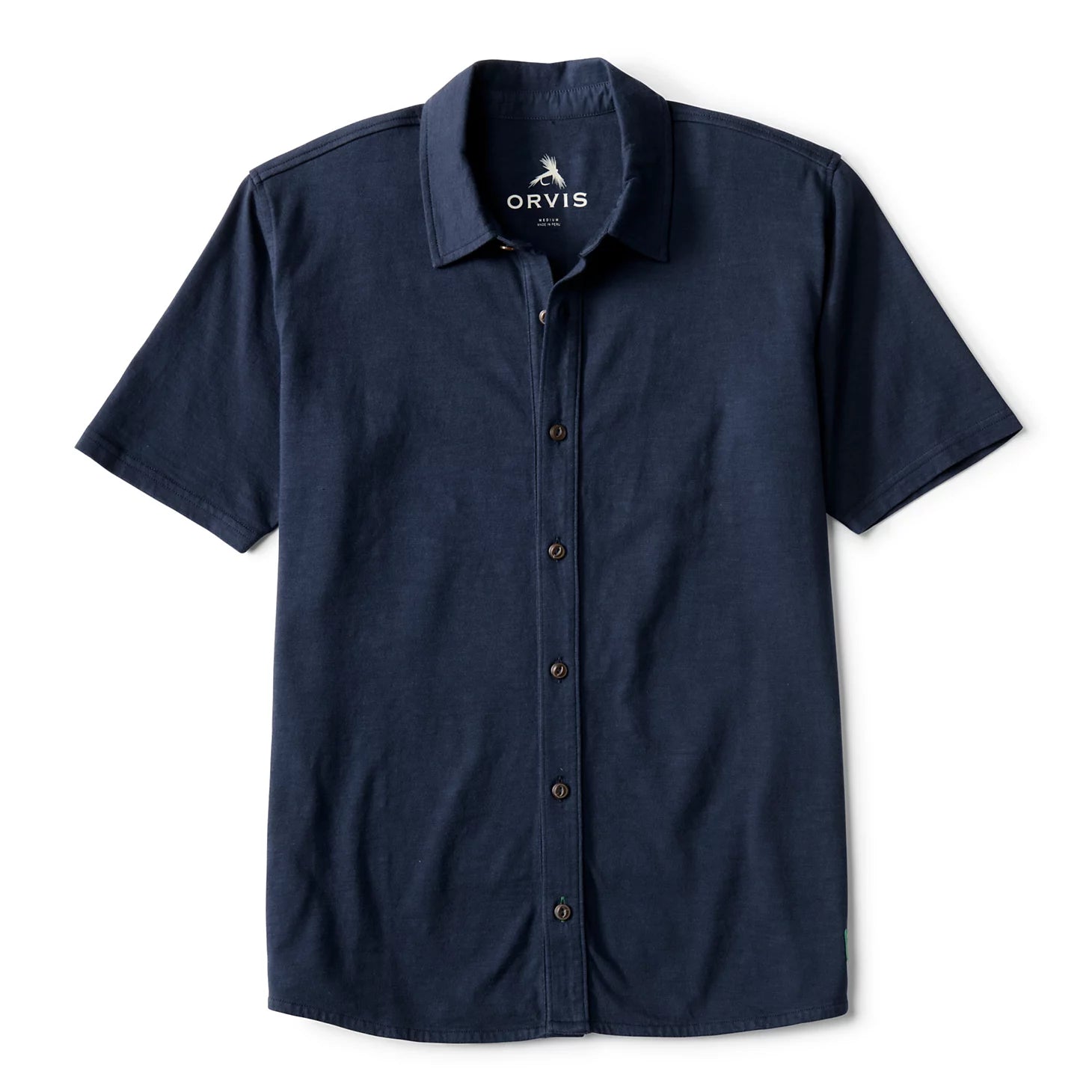 Men's Bromley Knit Button-Down Short-Sleeve Shirt / Orvis