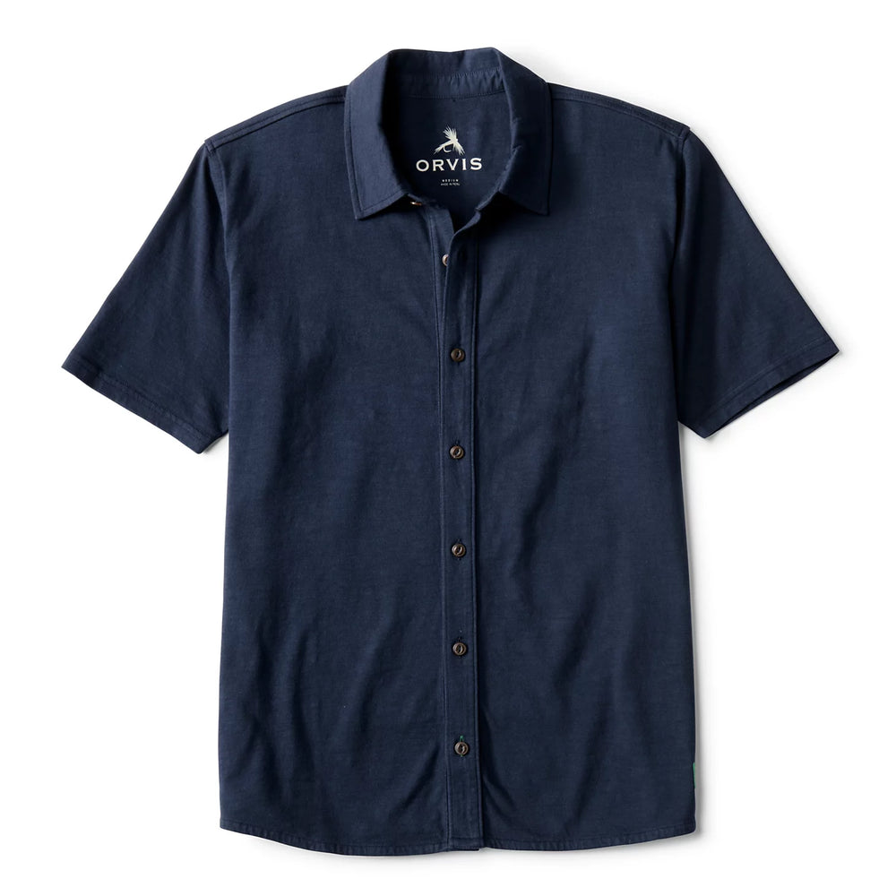 Men's Bromley Knit Button-Down Short-Sleeve Shirt / Orvis