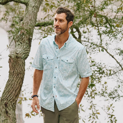 Men's River Guide Printed Short-Sleeve Western Shirt 2.0 / Orvis