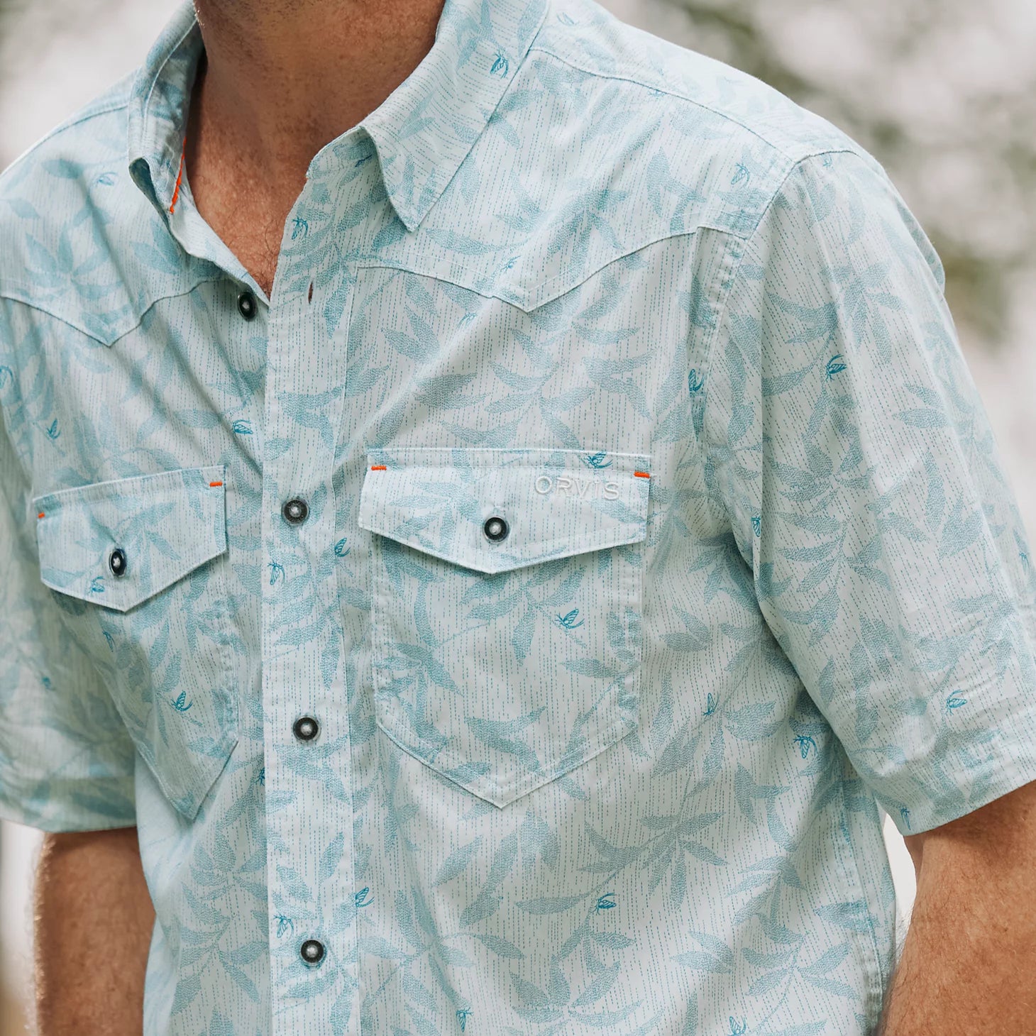 Men's River Guide Printed Short-Sleeve Western Shirt 2.0 / Orvis