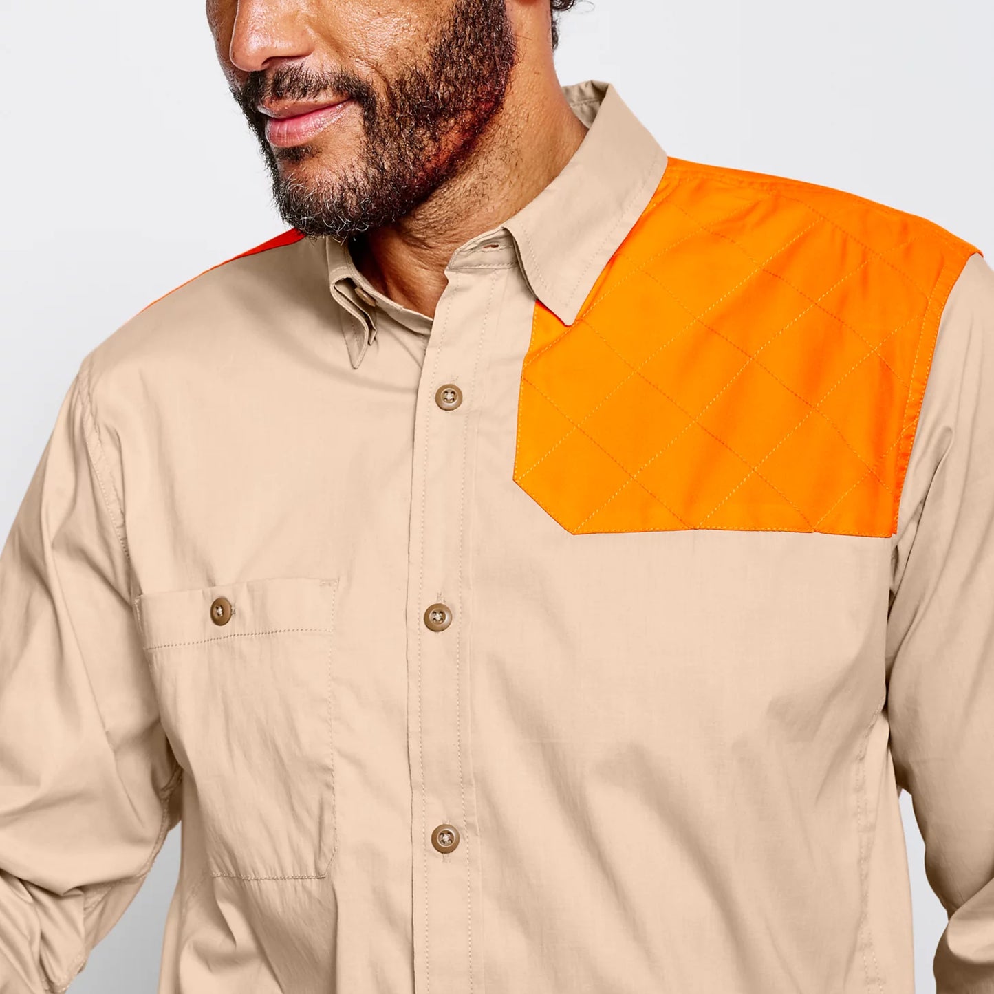 Men's Left-Hand Long-Sleeve Featherweight Shooting Shirt / Orvis