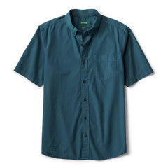 Garment-Dyed Poplin Short-Sleeve Shirt / Orvis