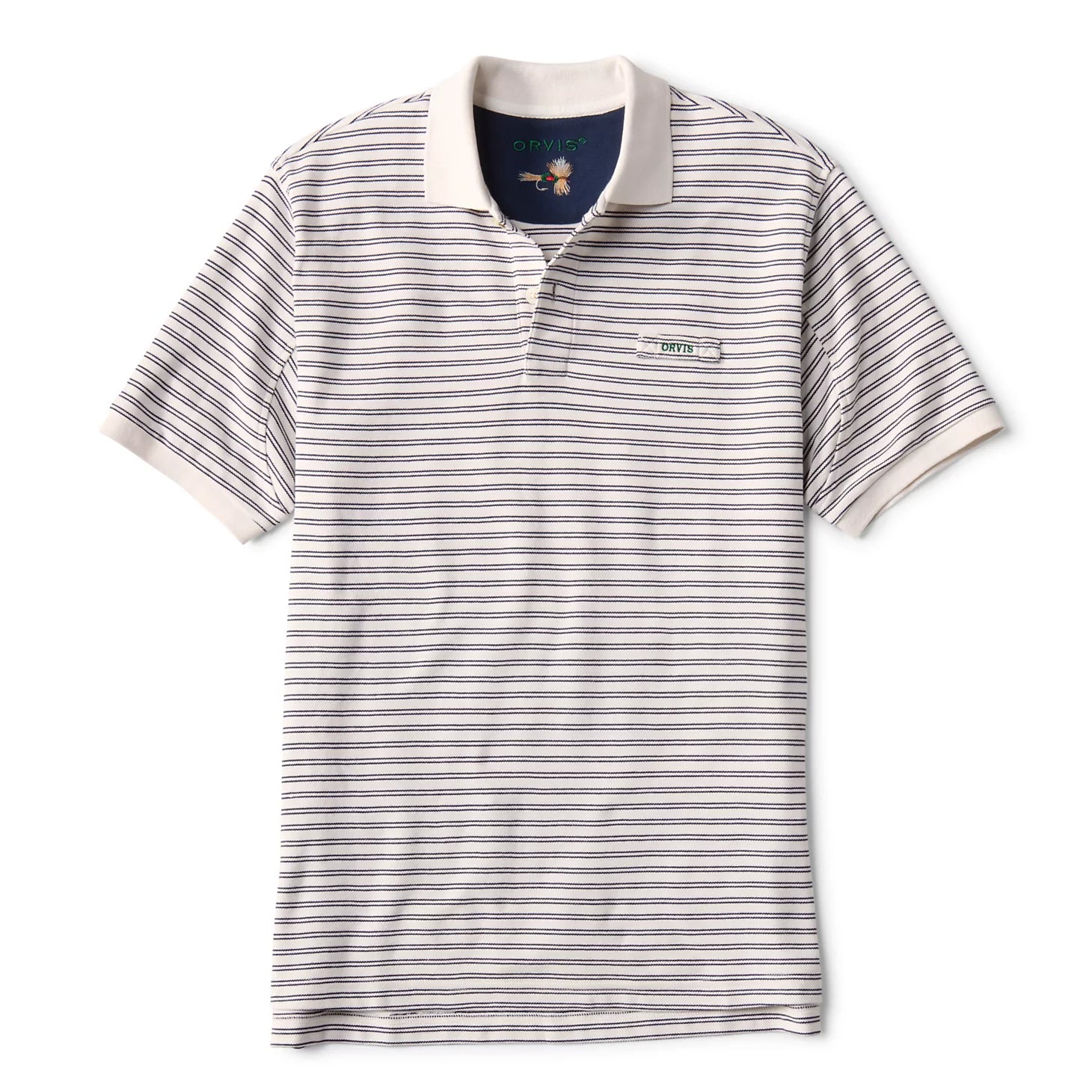 SNOW/TRUE NAVY STRIPE,S