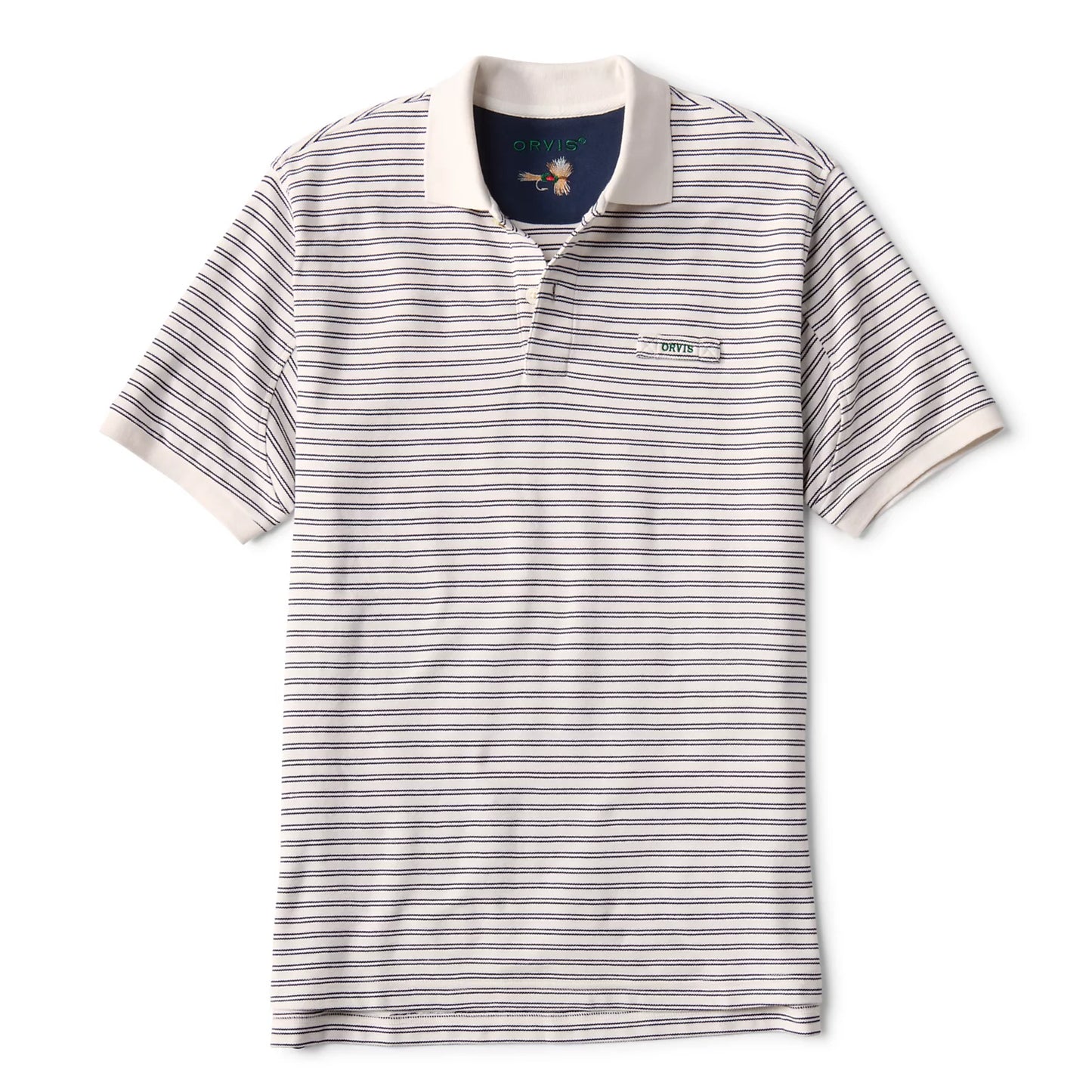 SNOW/TRUE NAVY STRIPE,S