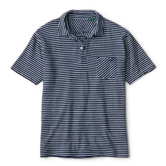 Angler's Indigo Striped Polo / Orvis