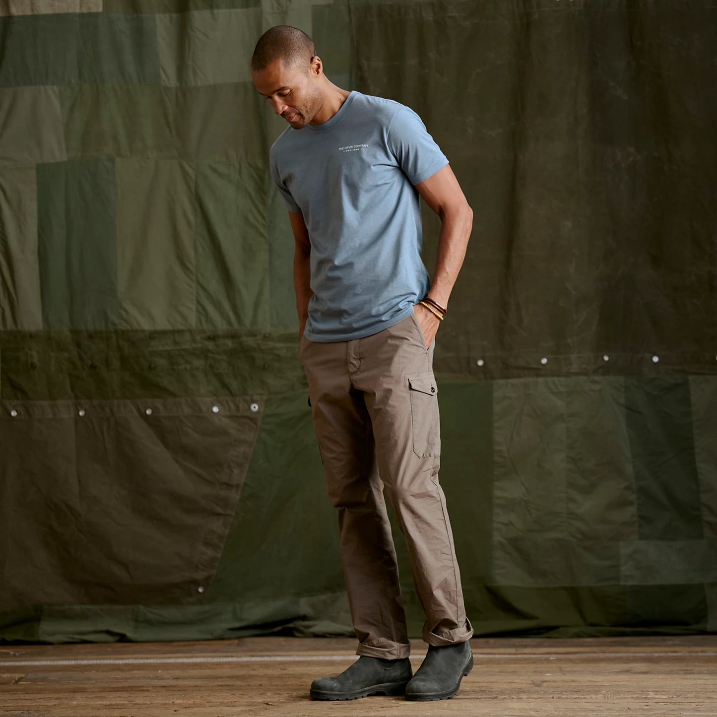 Men's 1856 Stretch Poplin Regular Fit Cargo Pants / Orvis