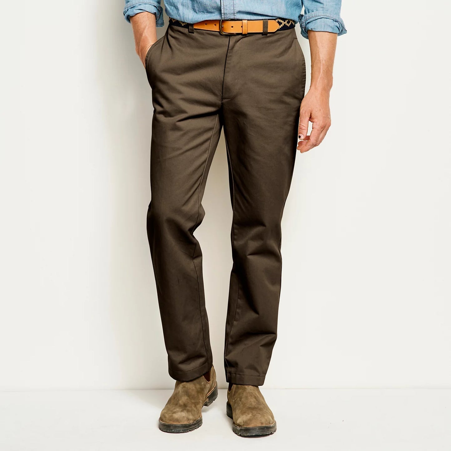 Ultimate Khakis Plain Front Pants / Orvis