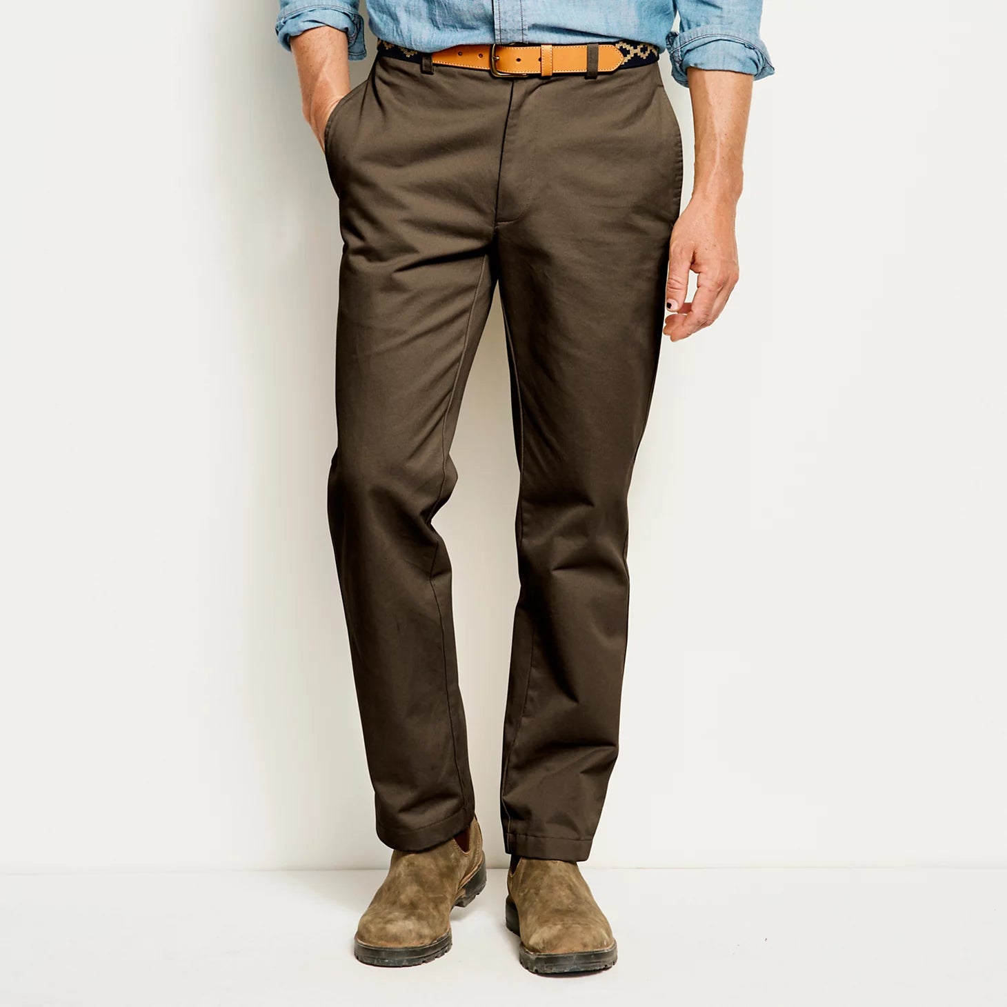 Ultimate Khakis Plain Front Pants / Orvis