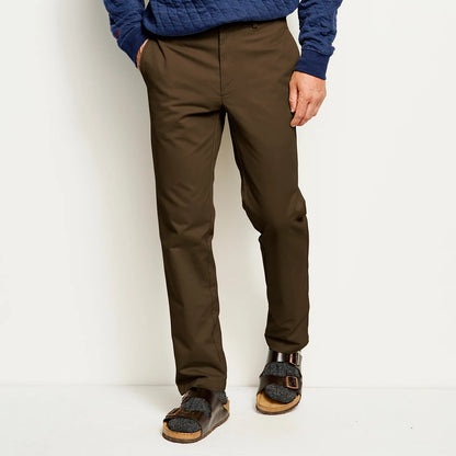 Ultimate Khakis Trim Fit Plain-Front Pants / Orvis