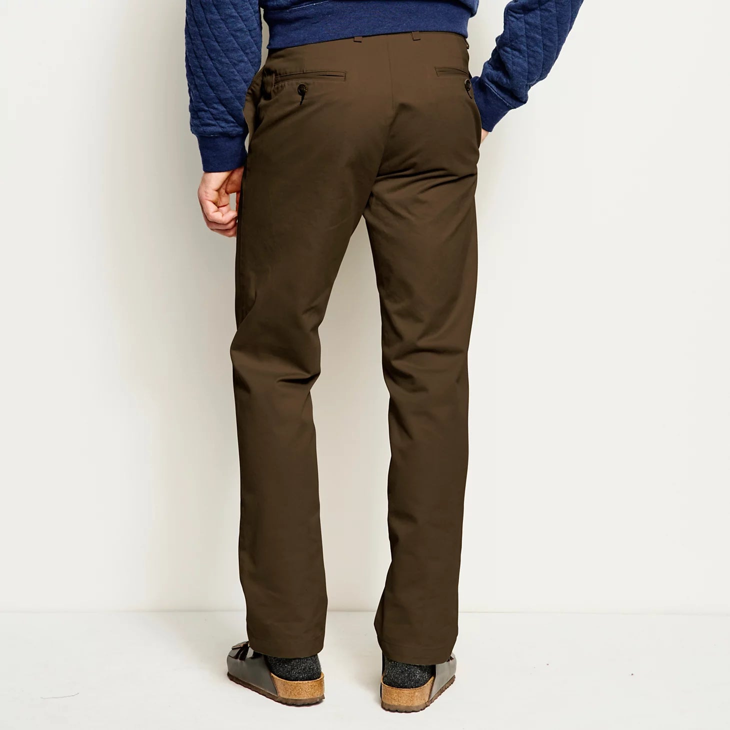 Ultimate Khakis Trim Fit Plain-Front Pants / Orvis