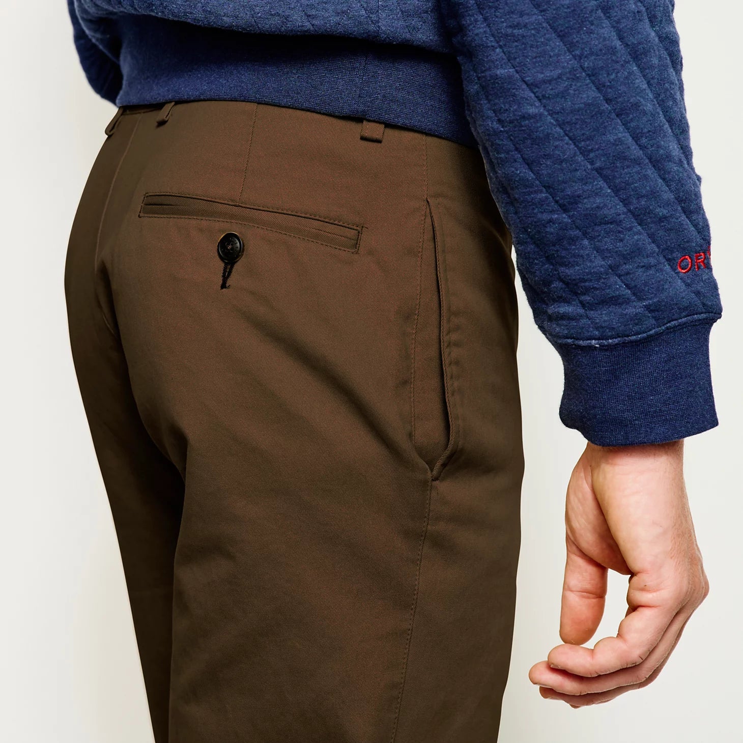 Ultimate Khakis Trim Fit Plain-Front Pants / Orvis