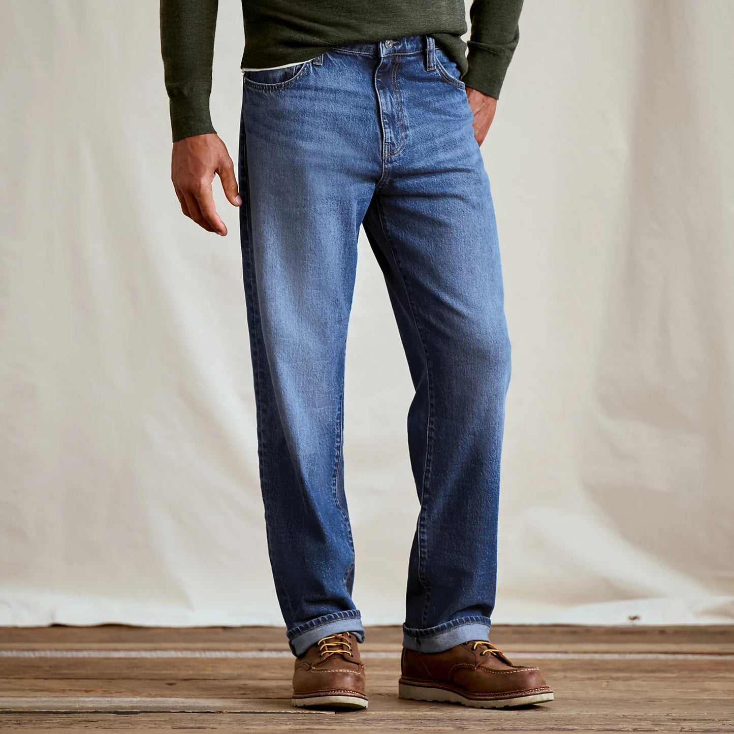Mavi® Marcel Classic Blue Loose Straight-Leg Jeans / Orvis