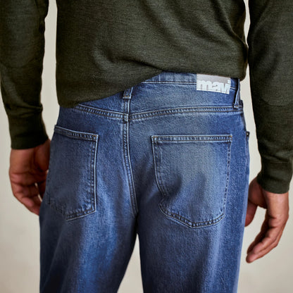 Mavi® Marcel Classic Blue Loose Straight-Leg Jeans / Orvis