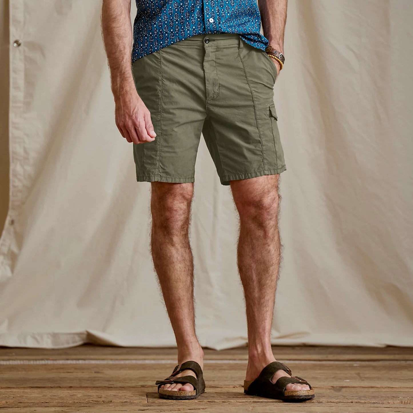 Men's 1856 Stretch Poplin Cargo Shorts / Orvis