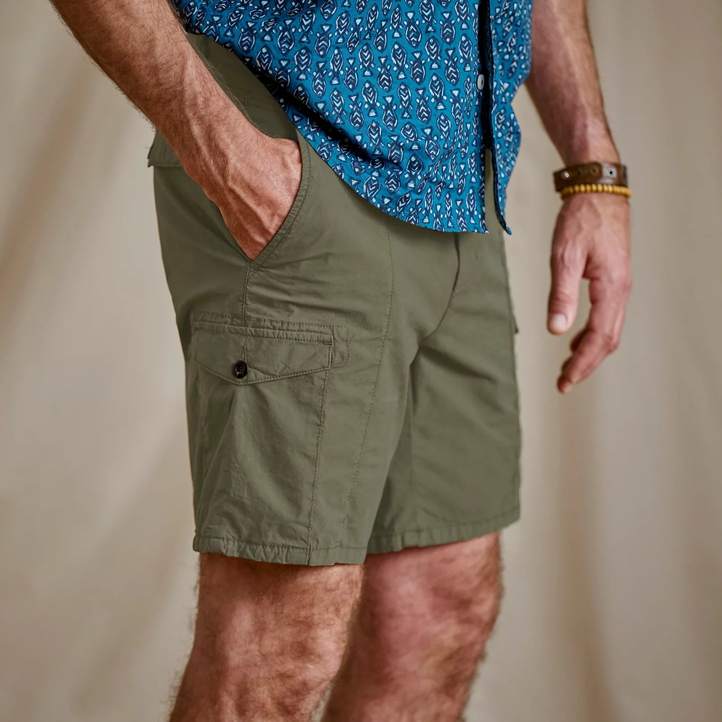 Men's 1856 Stretch Poplin Cargo Shorts / Orvis