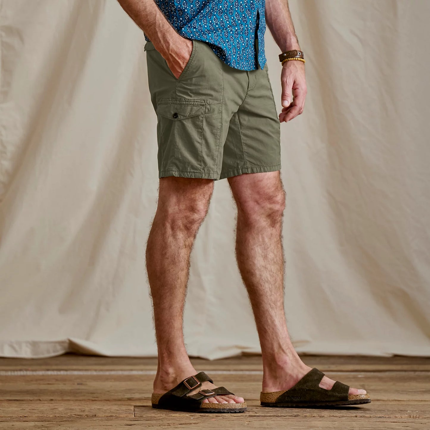 Men's 1856 Stretch Poplin Cargo Shorts / Orvis