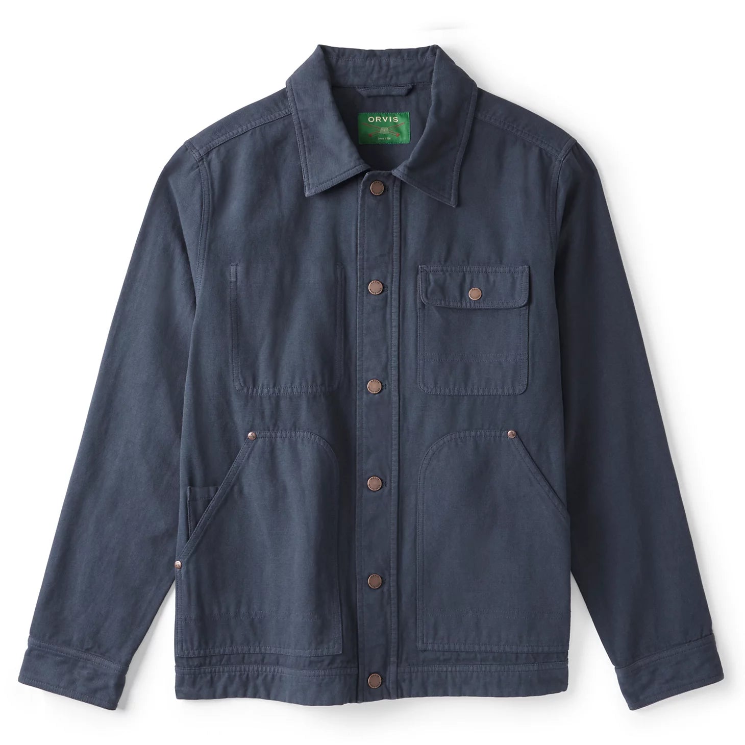 Garment-Dyed Hemp-Blend Utility Jacket / Orvis