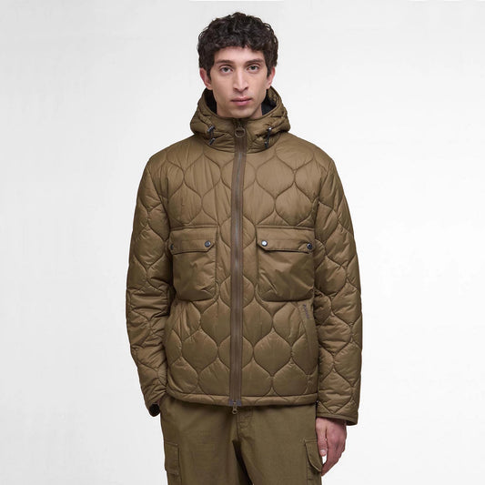 Barbour® Re-Engineered Spey Quilted Hooded Jacket / Orvis